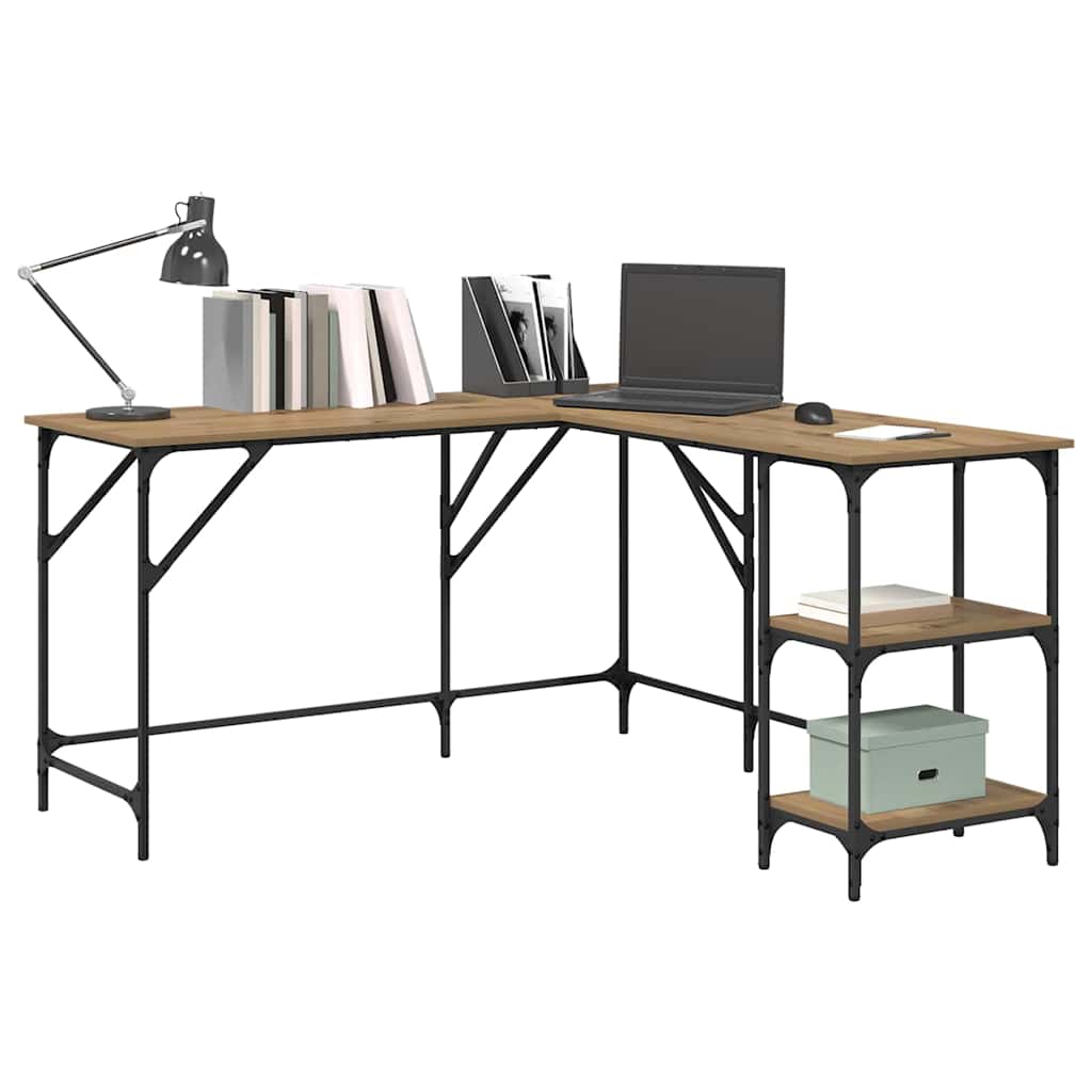 Skrivebord Artisan Eik Konstruert tre 139 x 139 x 75 cm