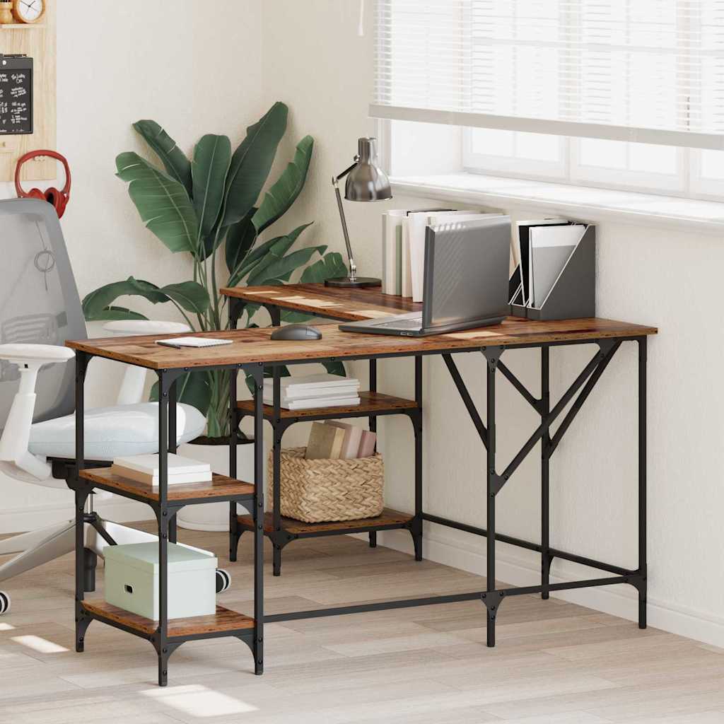 Skrivebord Gamle tre 139 x 139 x 75 cm Konstruert tre