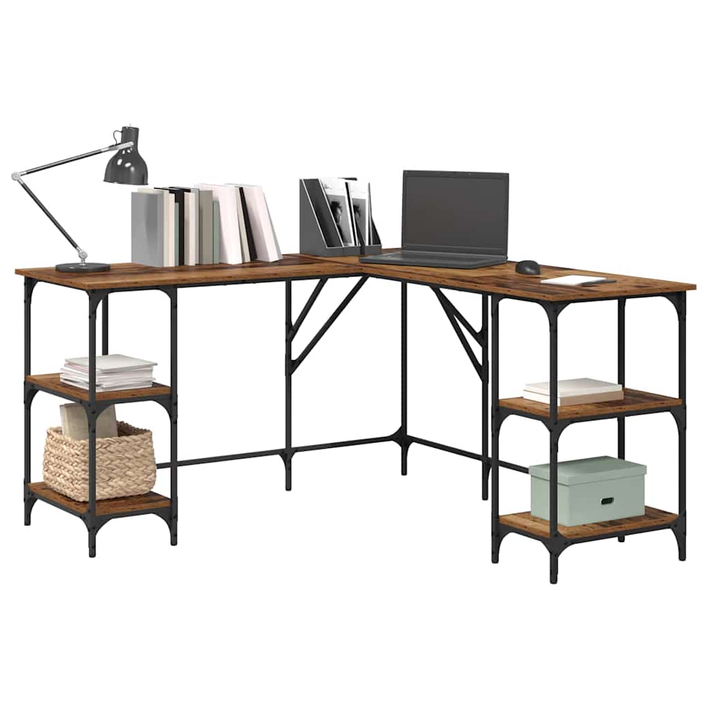 Skrivebord Gamle tre 139 x 139 x 75 cm Konstruert tre
