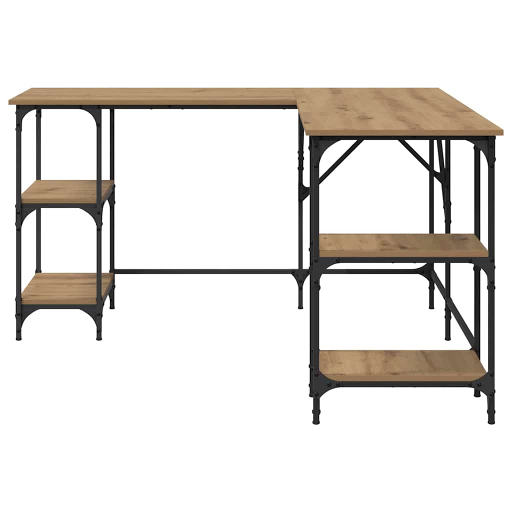 Skrivebord Artisan Eik 139 x 139 x 75 cm Konstruert tre