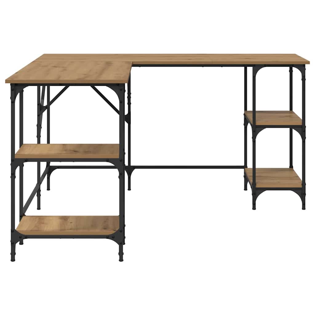 Skrivebord Artisan Eik 139 x 139 x 75 cm Konstruert tre