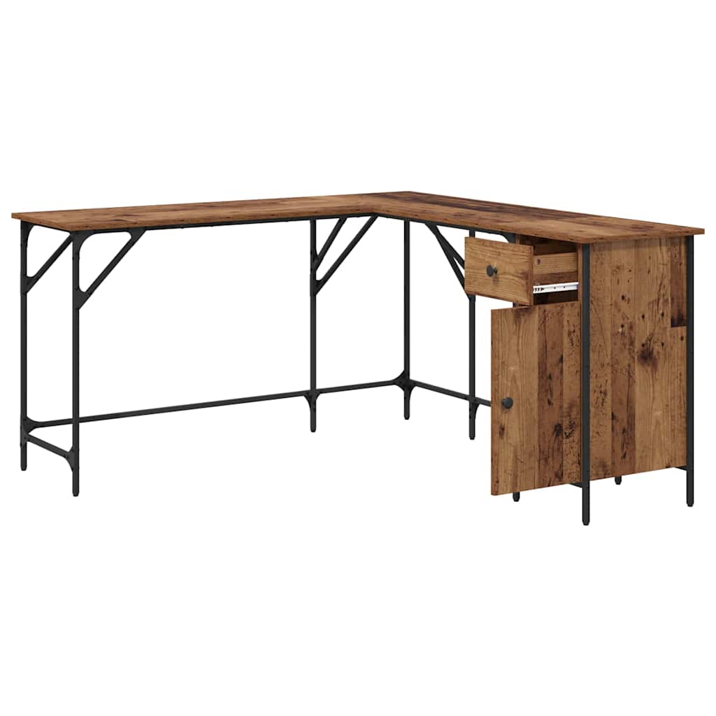 Skrivebord Gamle tre 141 x 141 x 75 cm Konstruert tre