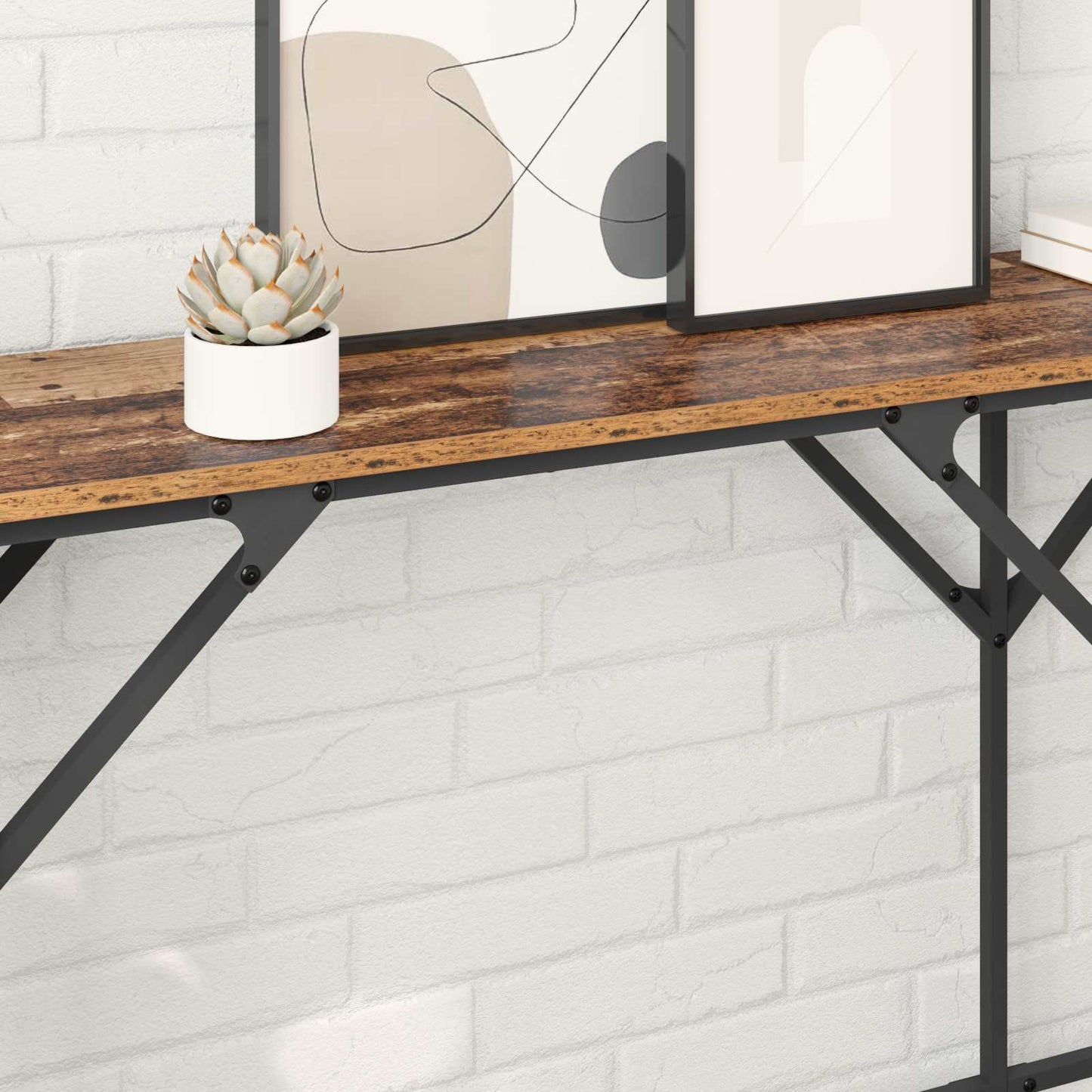 Konsollbord Gamle tre 180 x 30 x 75 cm Konstruert tre