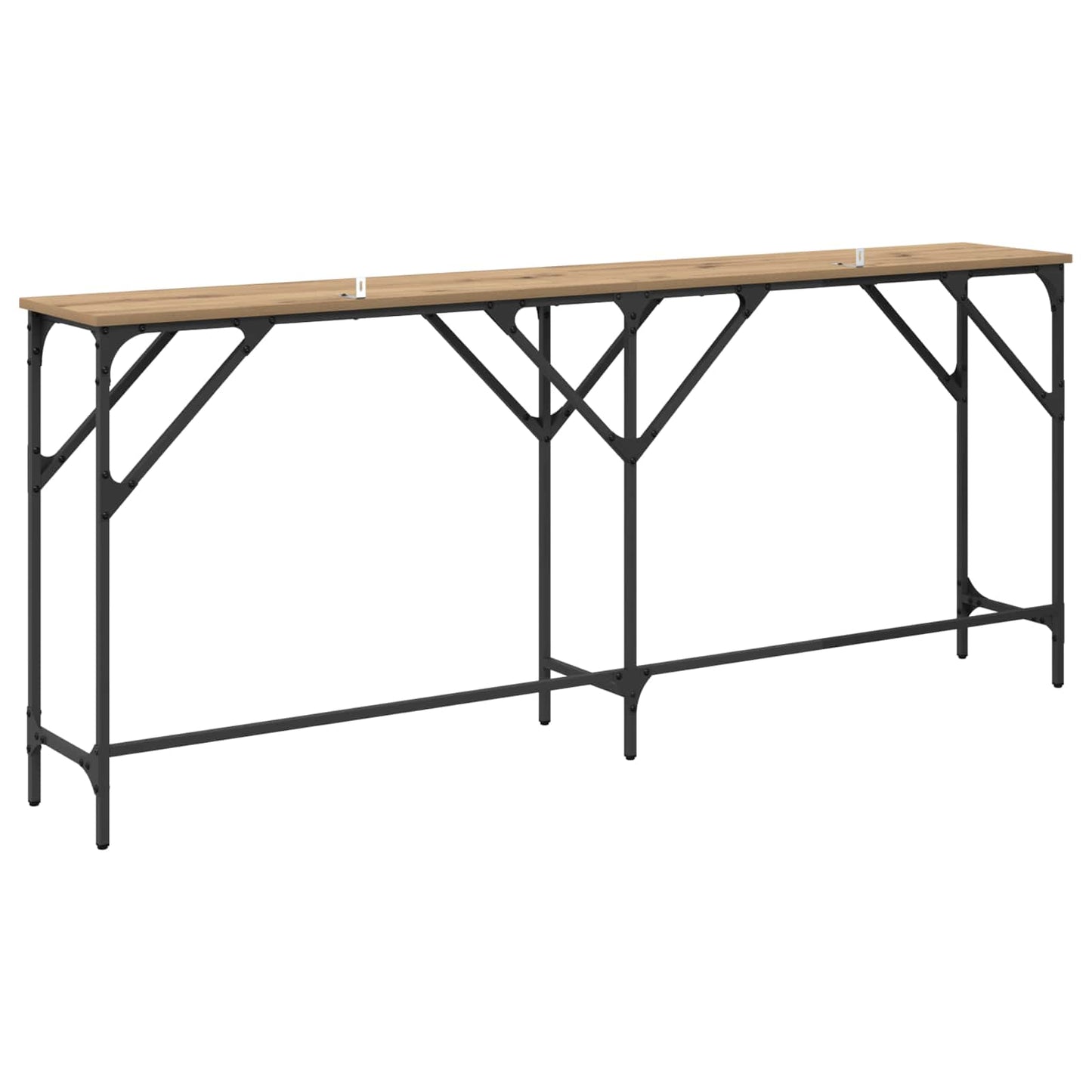 Konsollbord Artisan Eik 180 x 30 x 75 cm Konstruert tre