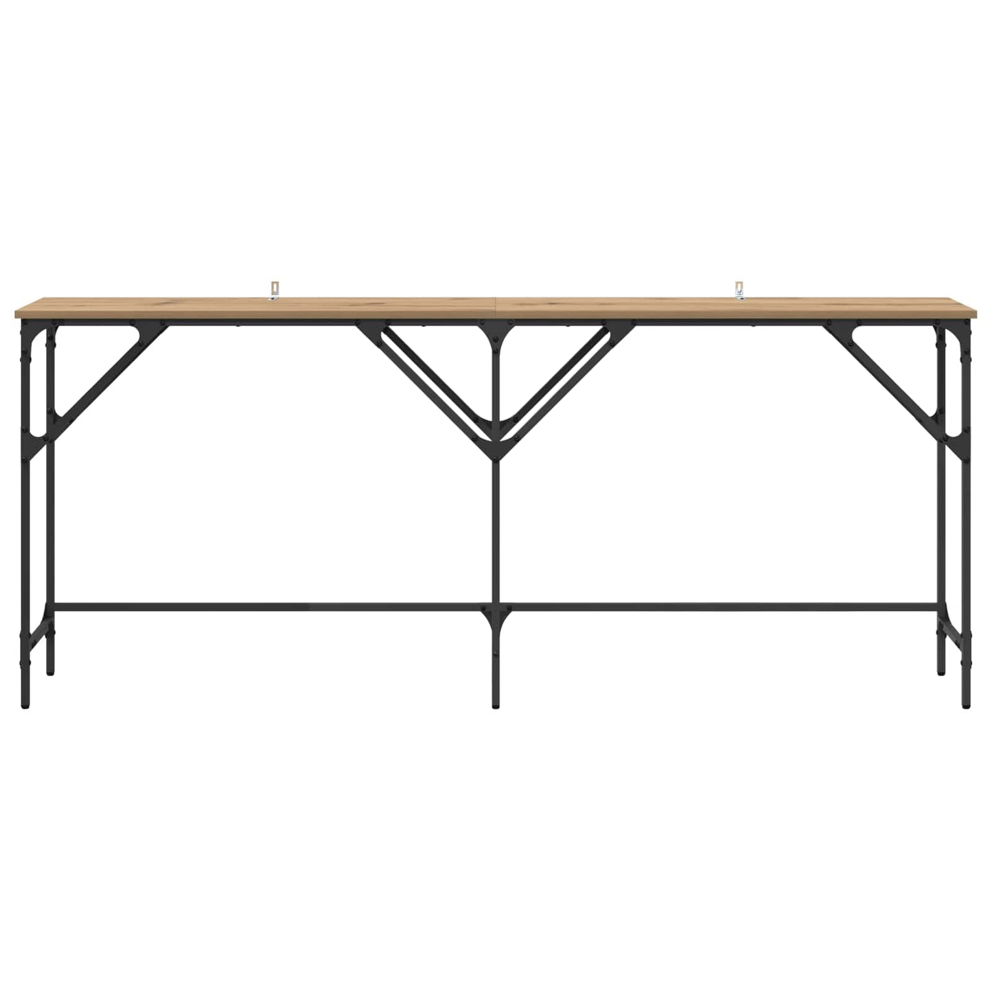 Konsollbord Artisan Eik 180 x 30 x 75 cm Konstruert tre