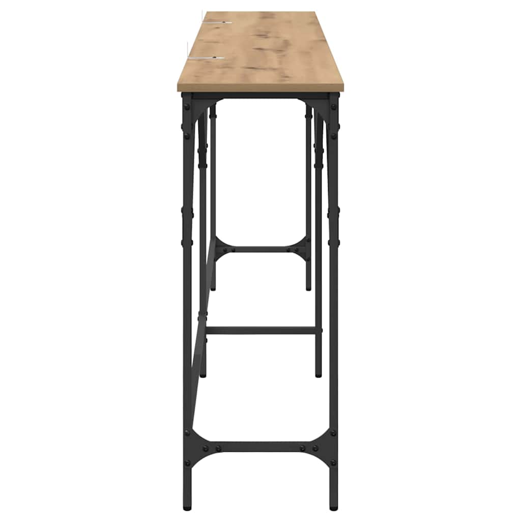 Konsollbord Artisan Eik 180 x 30 x 75 cm Konstruert tre