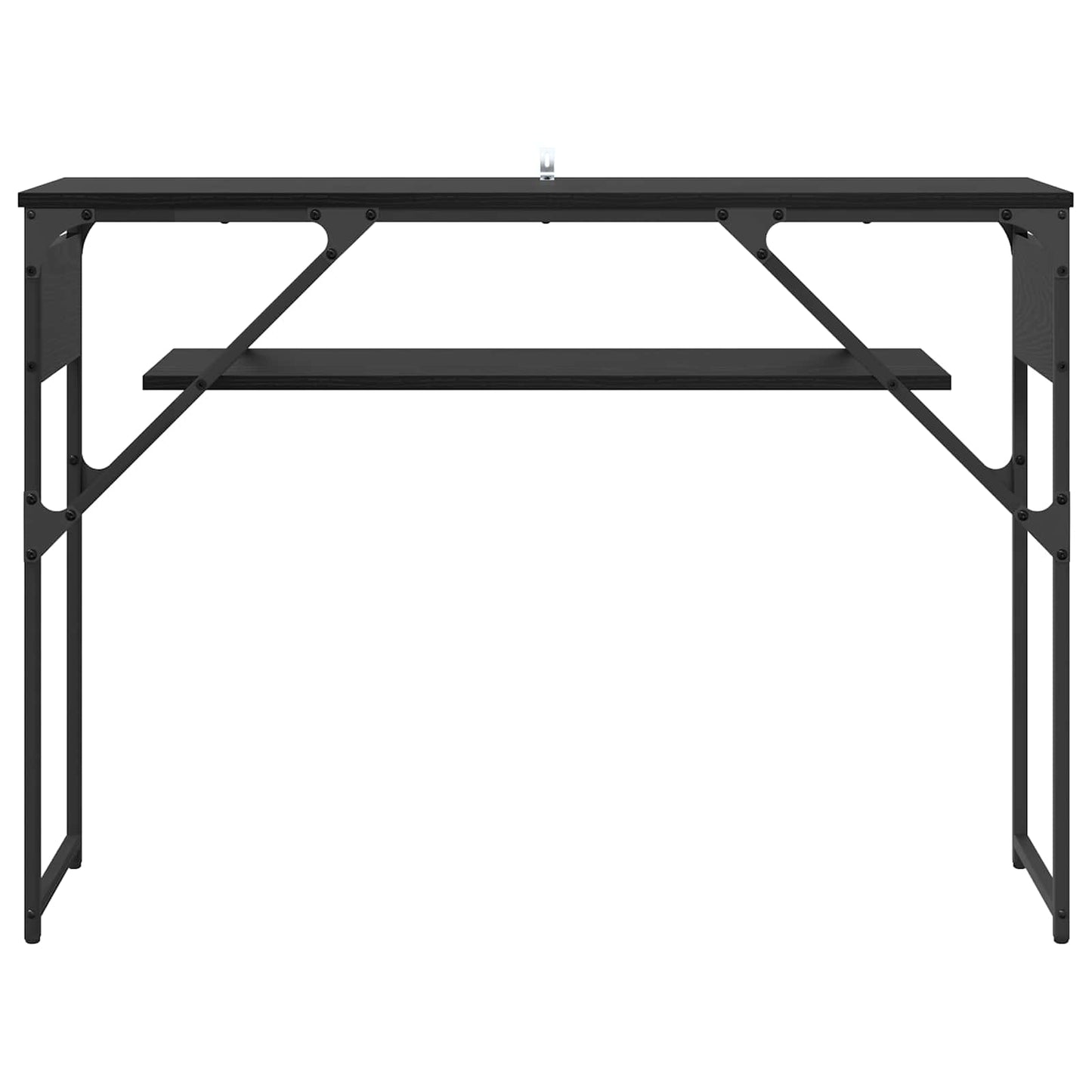 Konsollbord Svart Eik 105x30x75cm Konstruert tre