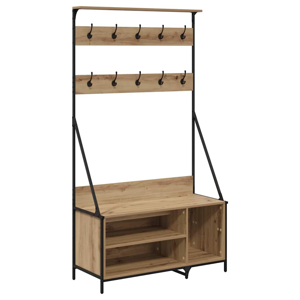Klesstativ Artisan Eik 100 x 41 x 184 cm Konstruert tre