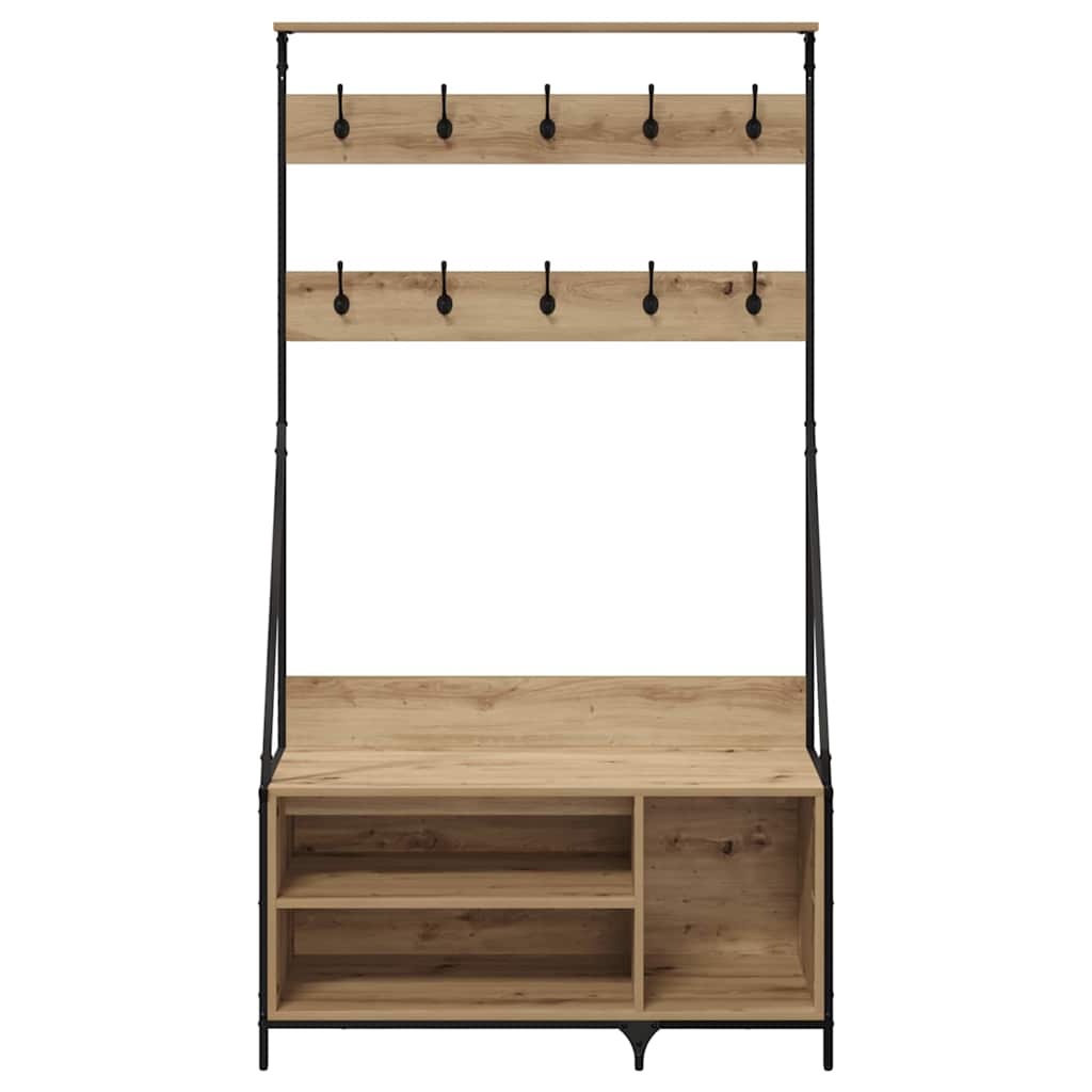 Klesstativ Artisan Eik 100 x 41 x 184 cm Konstruert tre