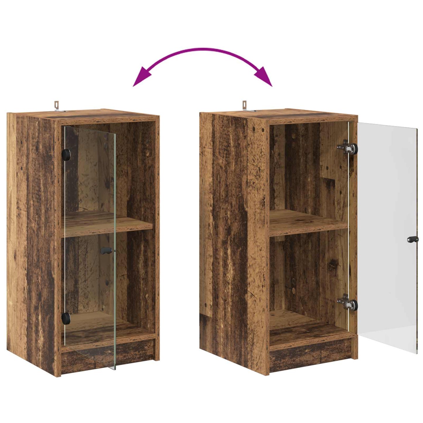 Serviesskap Gammelt tre 35 x 37 x 76 cm Konstruert tre