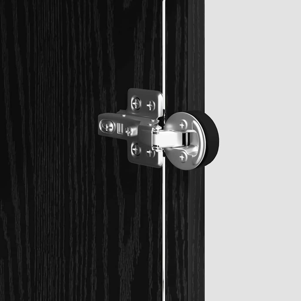 Serviesskap Svart eik 35 x 37 x 76 cm Konstruert tre