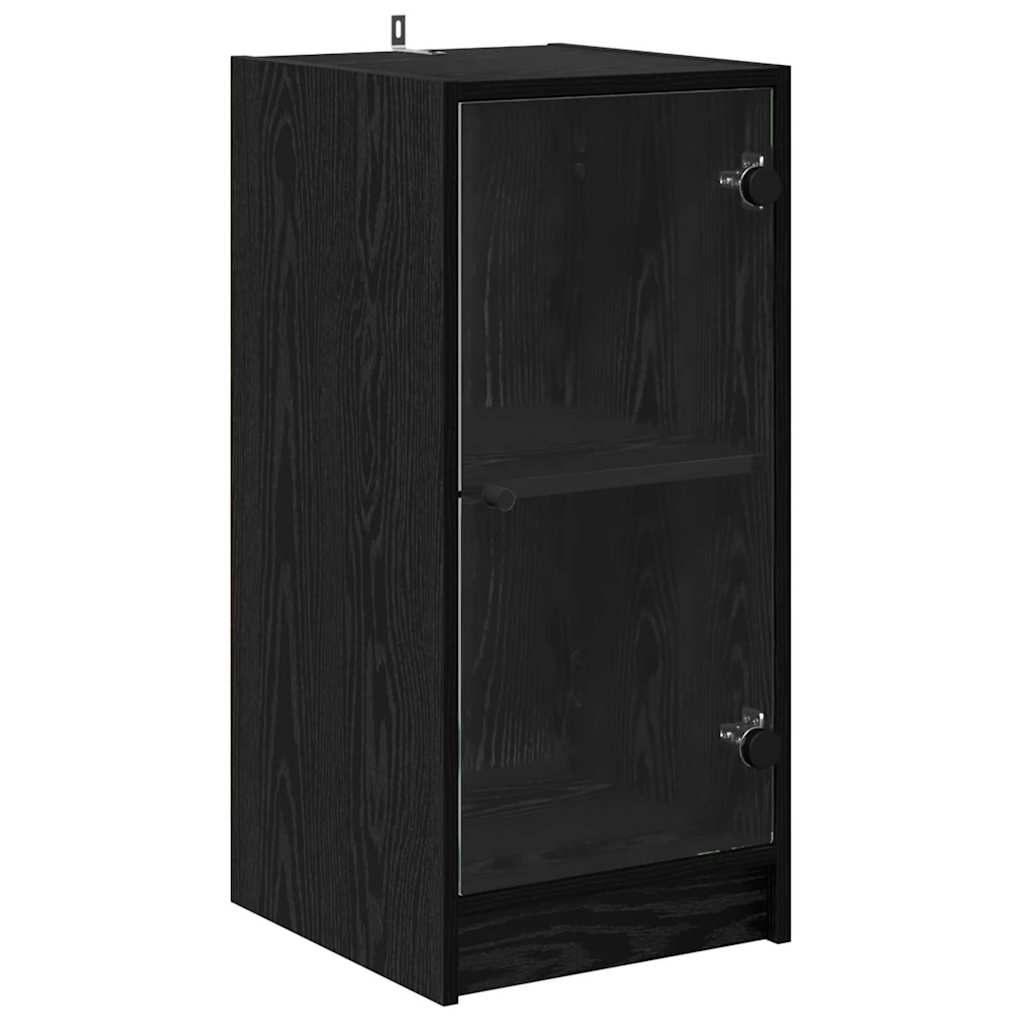 Serviesskap Svart eik 35 x 37 x 76 cm Konstruert tre