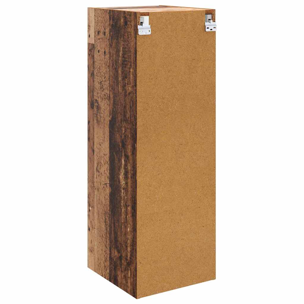 Veggskap Veggmontert Gamle tre 35 x 37 x 102 cm Konstruert tre