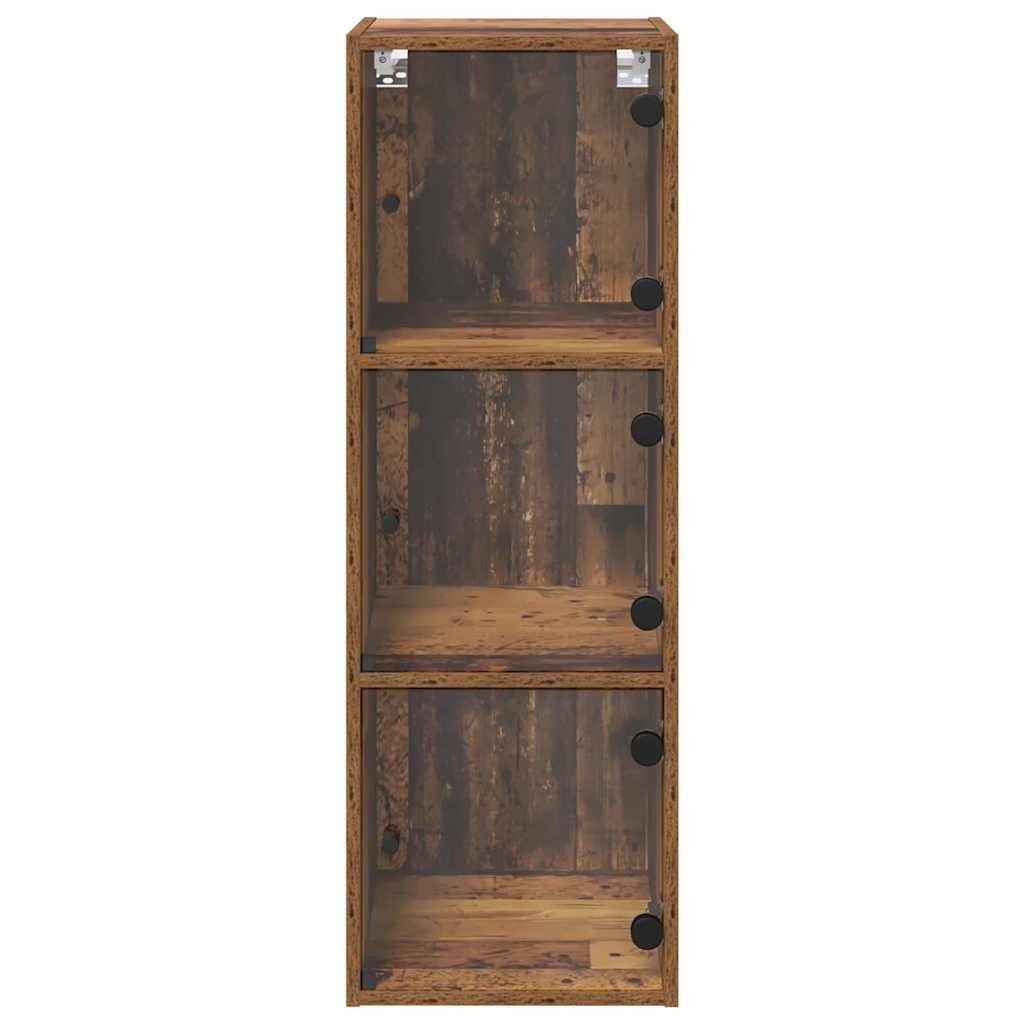 Veggskap Veggmontert Gamle tre 35 x 37 x 102 cm Konstruert tre
