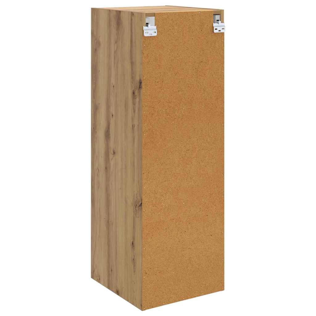 Veggskap 35 x 37 x 102 cm Konstruert tre Artisan Eik