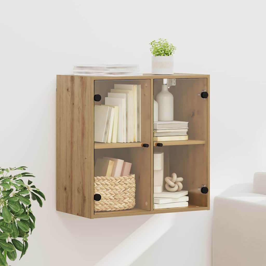Veggskap 68 x 37 x 68,5 cm Konstruert tre Artisan Eik
