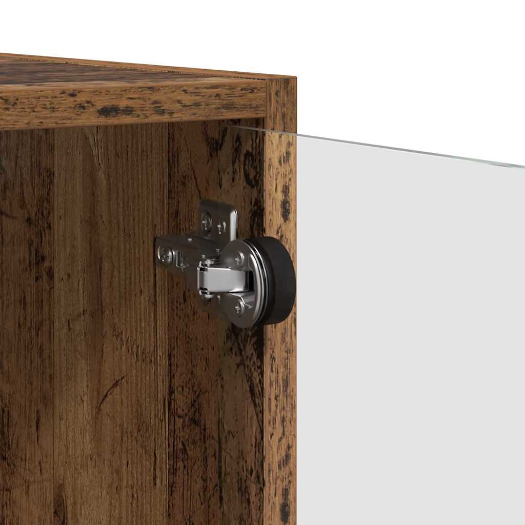 Veggskap Veggmontert Gamle tre 68 x 37 x 35 cm Konstruert tre