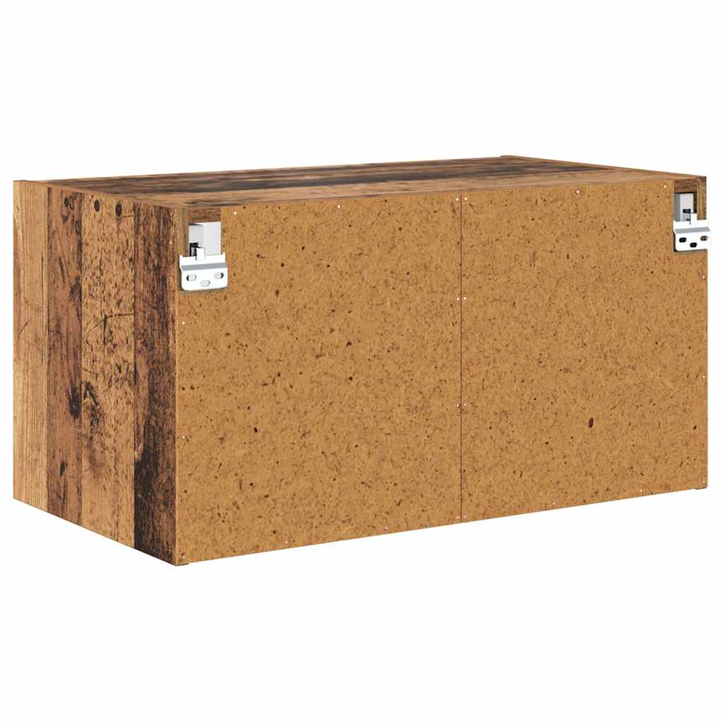 Vegghotell 2 pcs Gamle tre 68 x 37 x 35 cm Konstruert tre