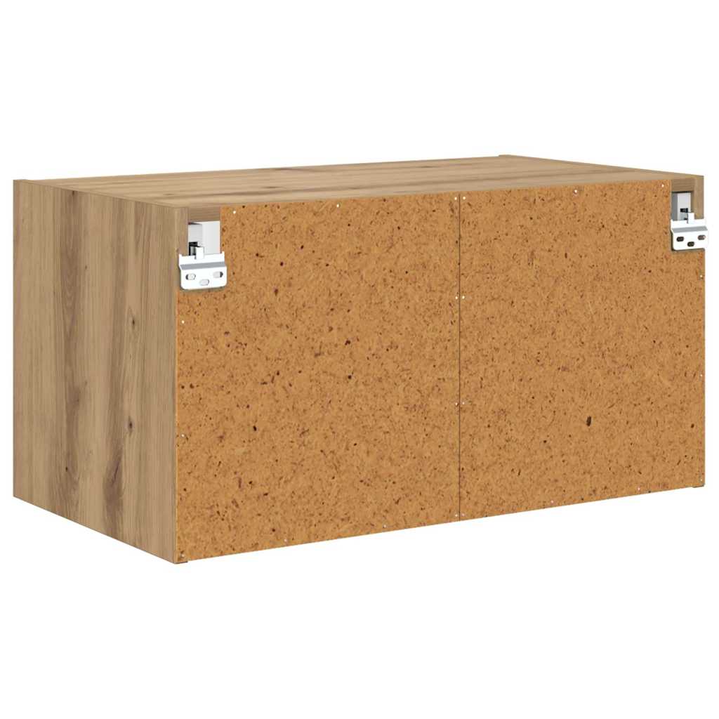 Vegghotell 2 pcs Artisan Eik 68 x 37 x 35 cm Konstruert tre