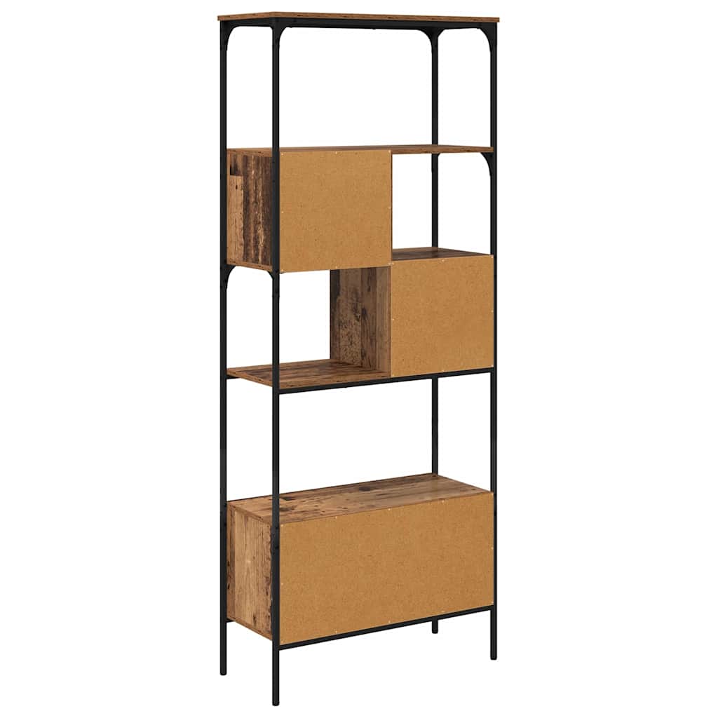 Bokhylle Gamle tre 76 x 33 x 188,5 cm Konstruert tre