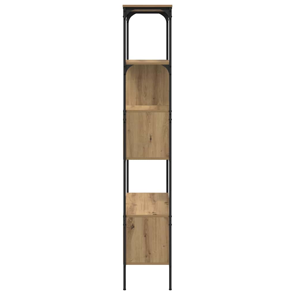 Bokhylle 7 nivåer 76 x 33 x 188,5 cm Konstruert tre Artisan Eik