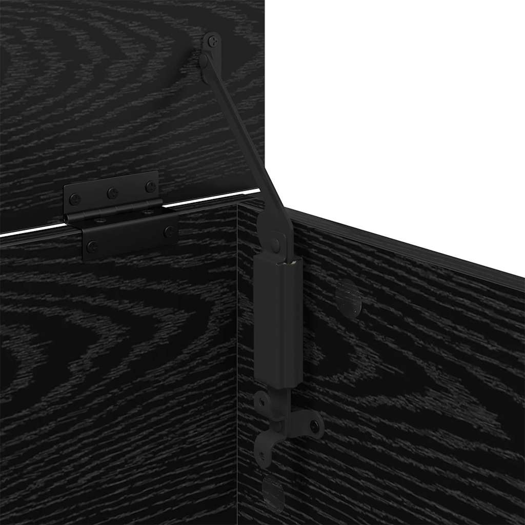 Kaffebord Svart Eik 91 x 55 x 32 cm Konstruert tre