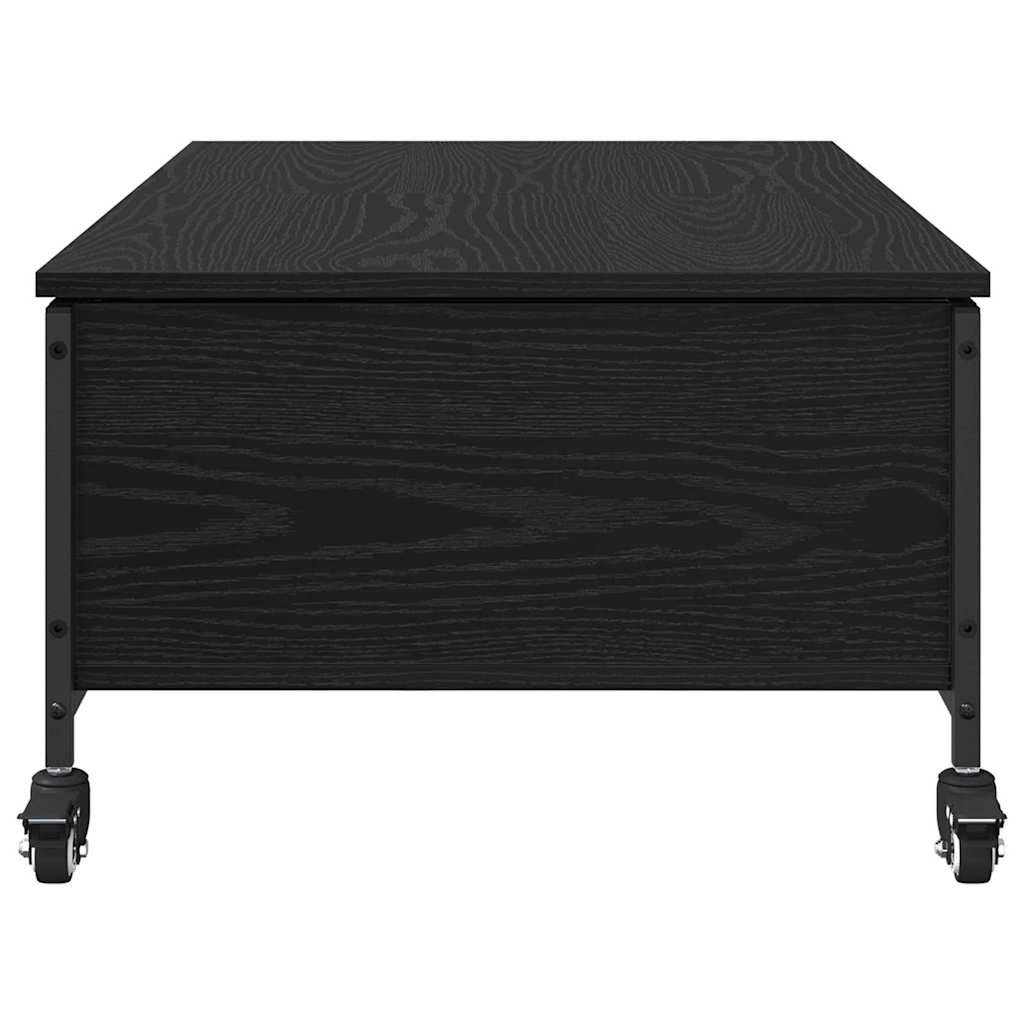 Kaffebord Svart Eik 91 x 55 x 32 cm Konstruert tre