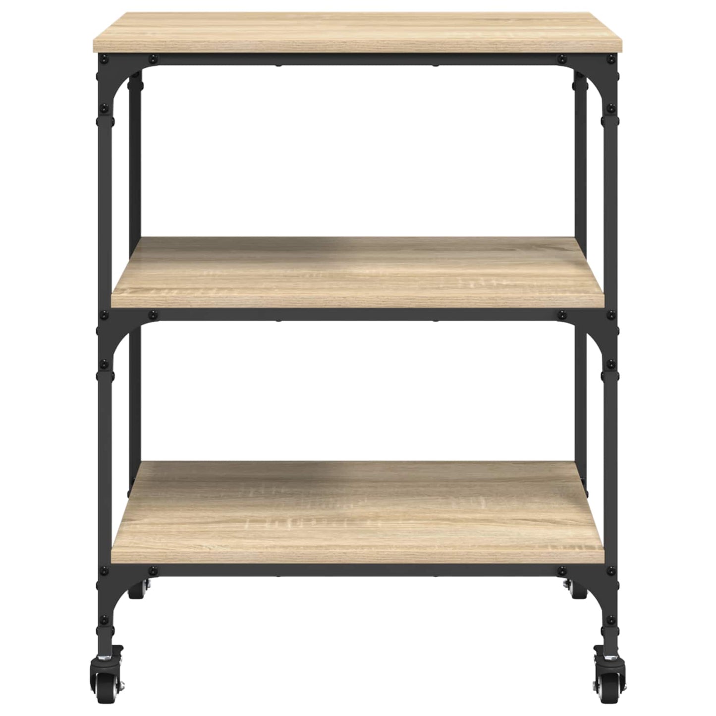 Kjøkkenvogn Sonoma eik 60 x 41 x 76 cm Konstruert tre