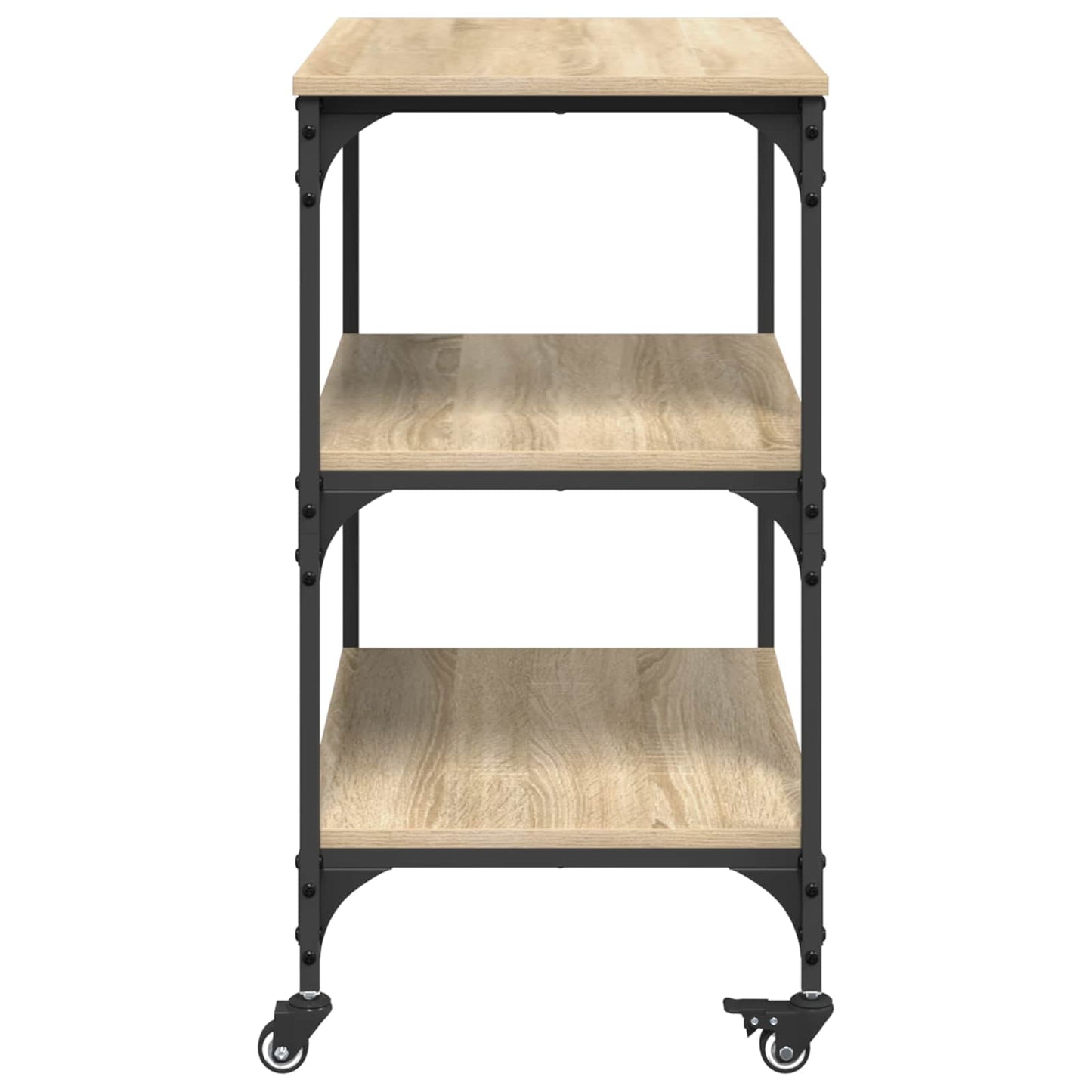 Kjøkkenvogn Sonoma eik 60 x 41 x 76 cm Konstruert tre