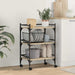Kjøkkenvogn Sonoma eik 50 x 35 x 75,5 cm Konstruert tre