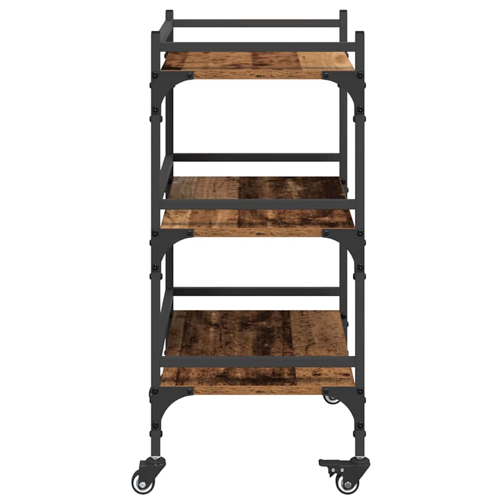 Kjøkkenvogn Gamle tre 50 x 35 x 75.5 cm Konstruert tre