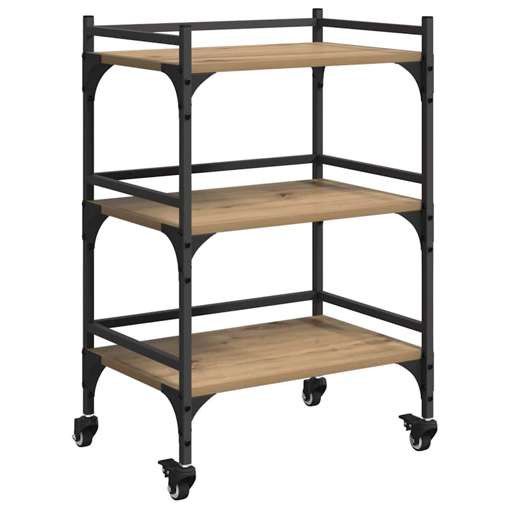 Kjøkkenvogn Artisan Eik 50 x 35 x 75.5 cm Konstruert tre