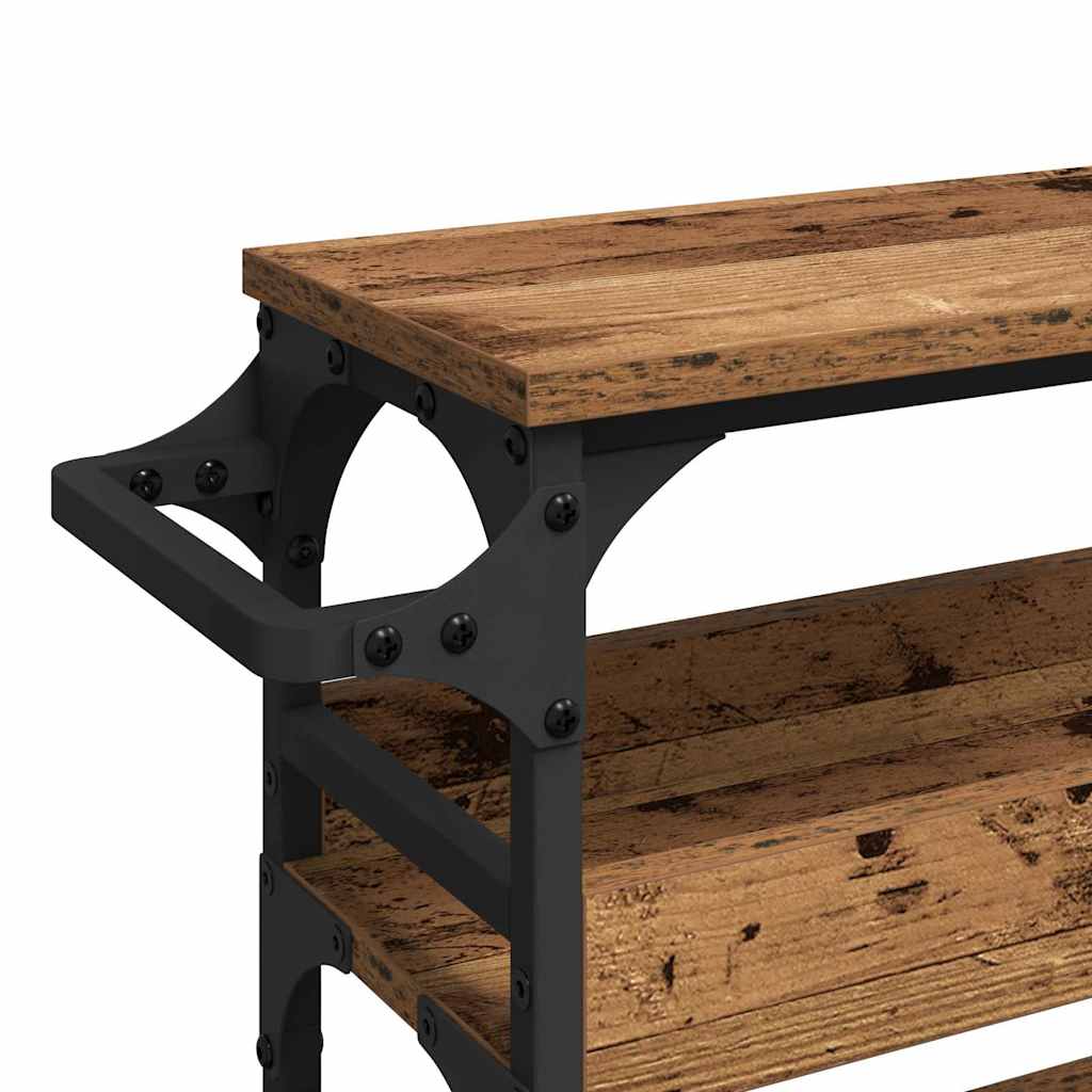 Kjøkkenvogn Gamle tre 53 x 20 x 76 cm Konstruert tre