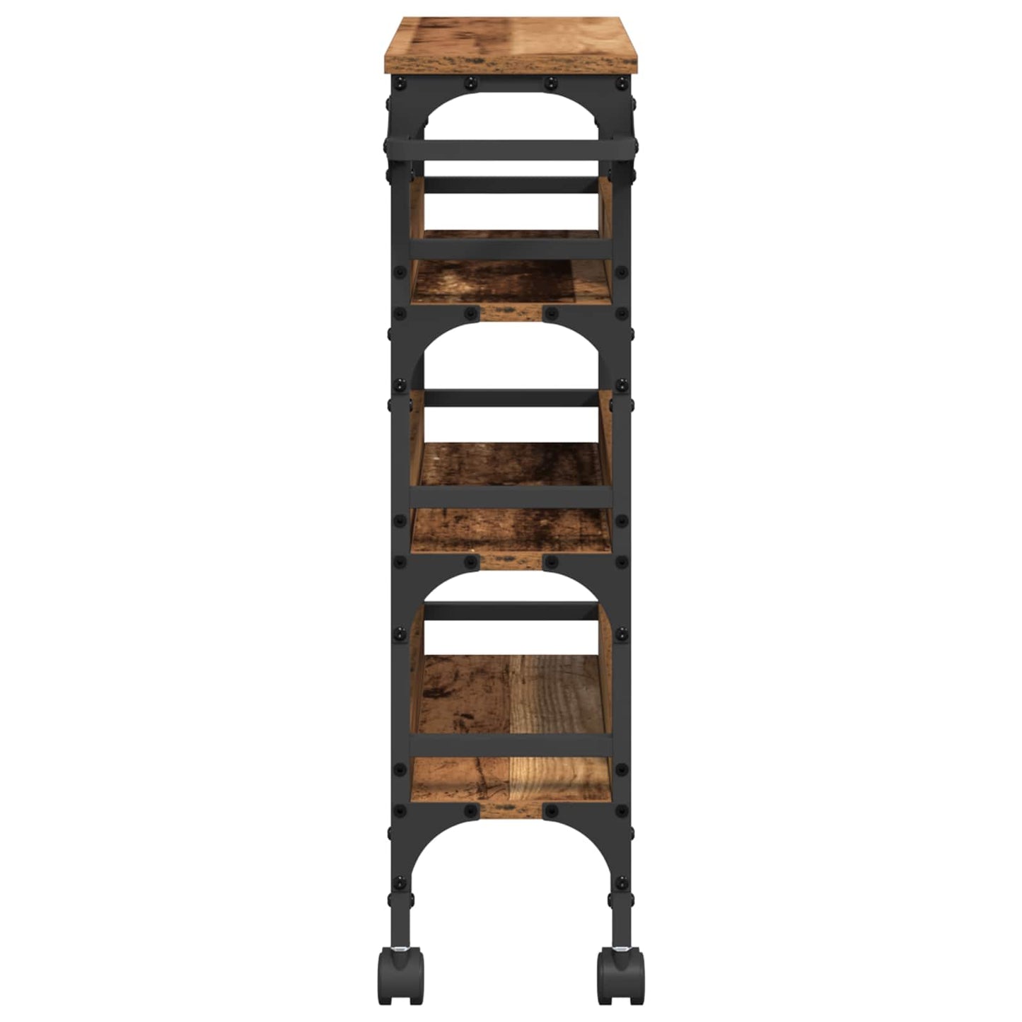 Kjøkkenvogn Gamle tre 53 x 20 x 76 cm Konstruert tre