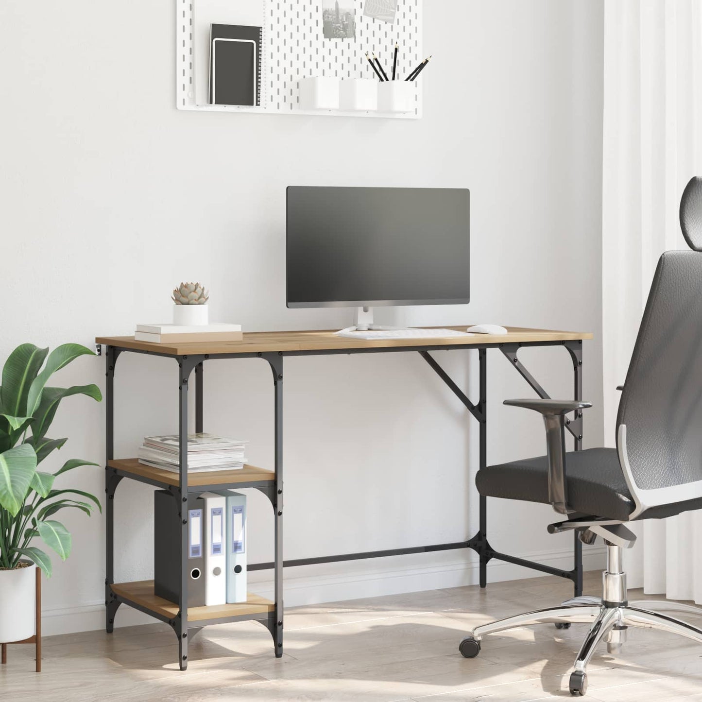 Skrivebord Artisan Eik 120 x 50 x 75 cm Konstruert tre