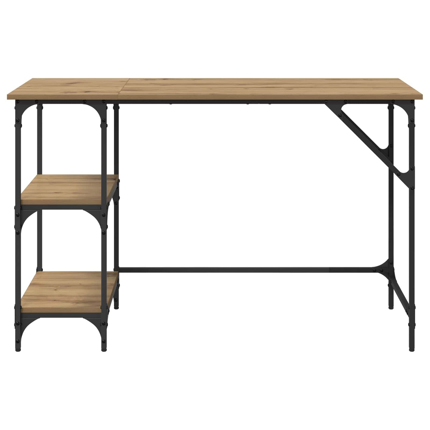 Skrivebord Artisan Eik 120 x 50 x 75 cm Konstruert tre