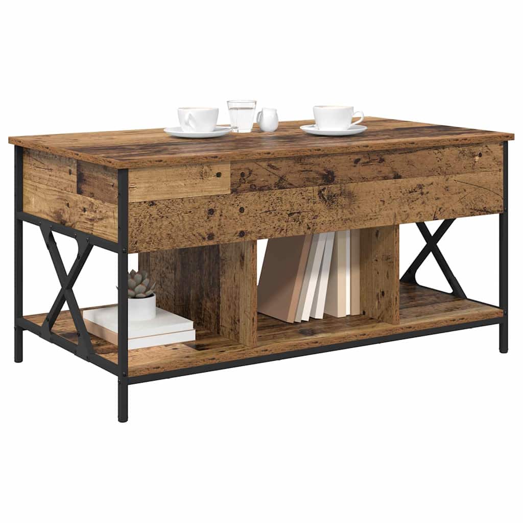 Kaffebord Gamle tre 100 x 55 x 48,5 cm Konstruert tre