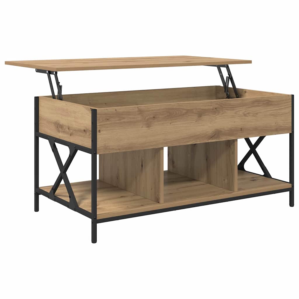 Kaffebord Artisan Eik 100 x 55 x 48,5 cm Konstruert tre