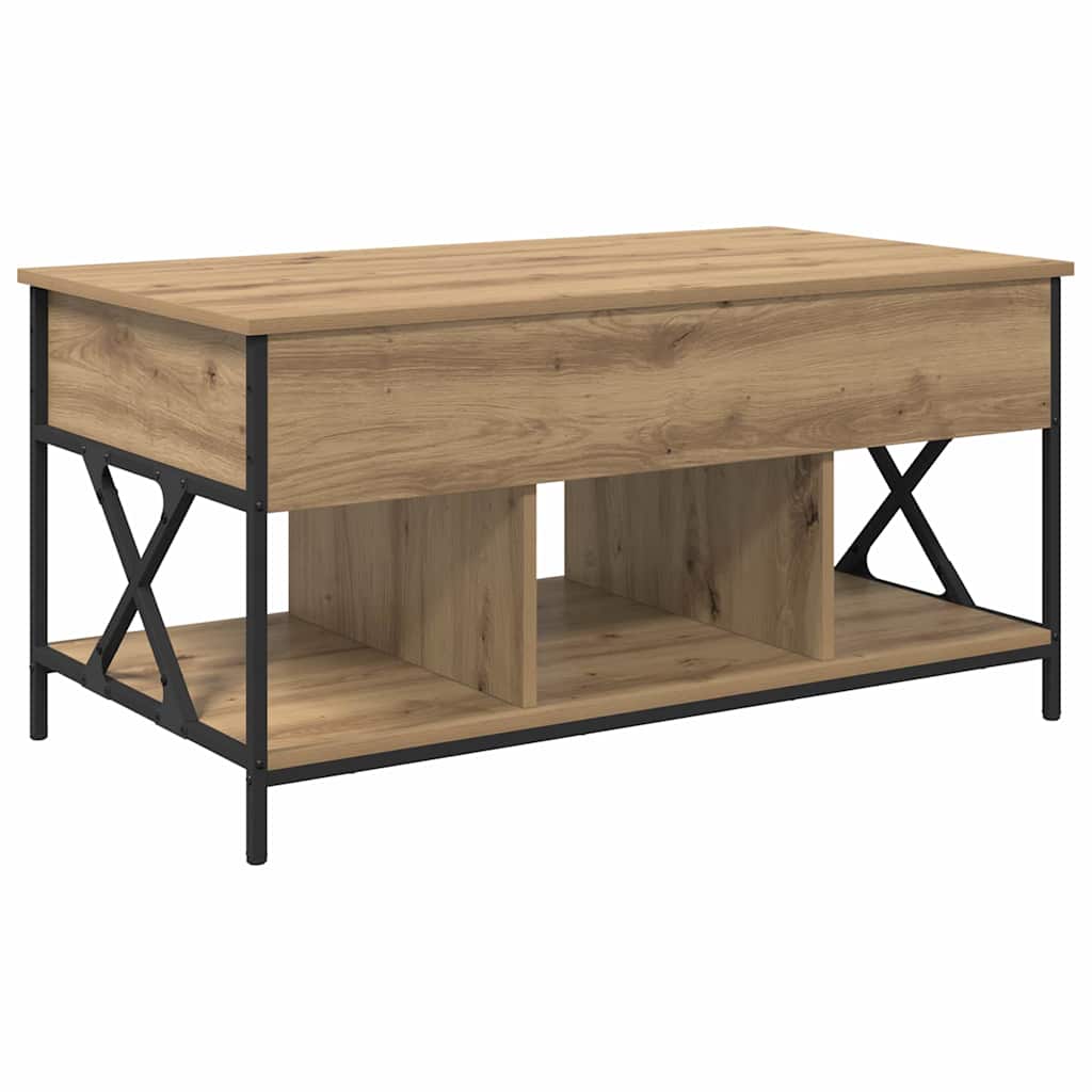 Kaffebord Artisan Eik 100 x 55 x 48,5 cm Konstruert tre