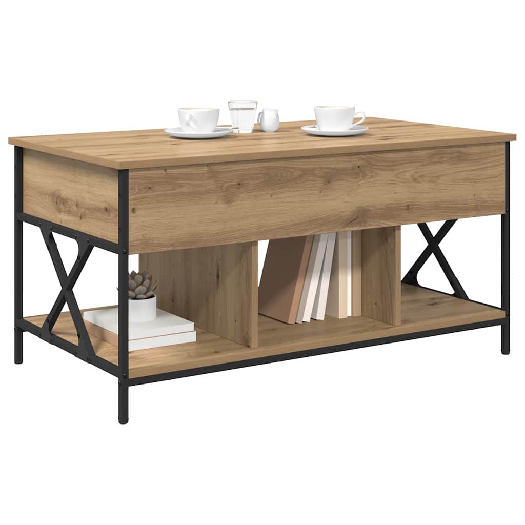 Kaffebord Artisan Eik 100 x 55 x 48,5 cm Konstruert tre