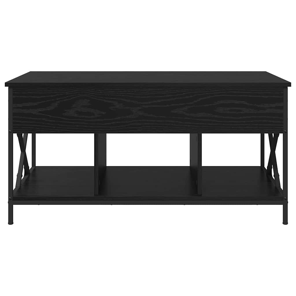 Kaffebord Svart Eik 100 x 55 x 48,5 cm Konstruert tre