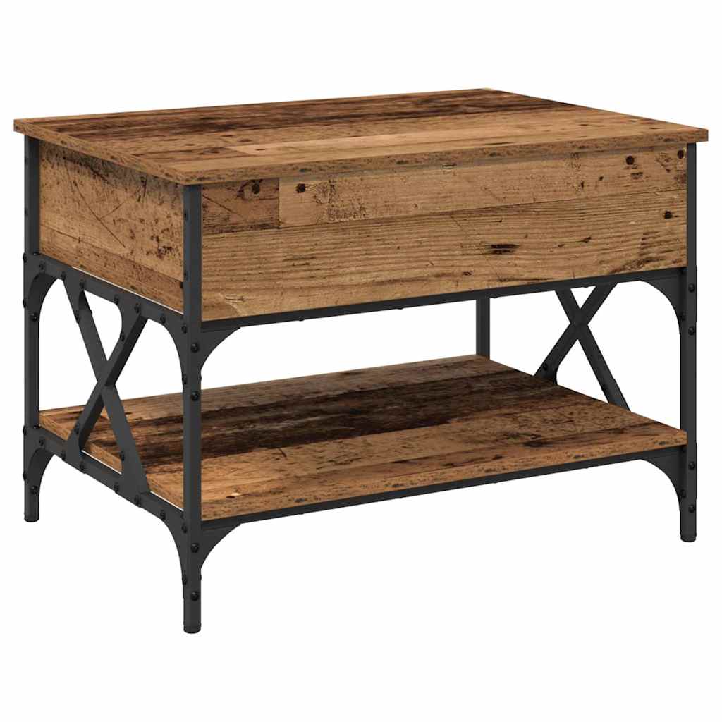 Kaffebord Gamle tre 70x50x50cm Konstruert tre