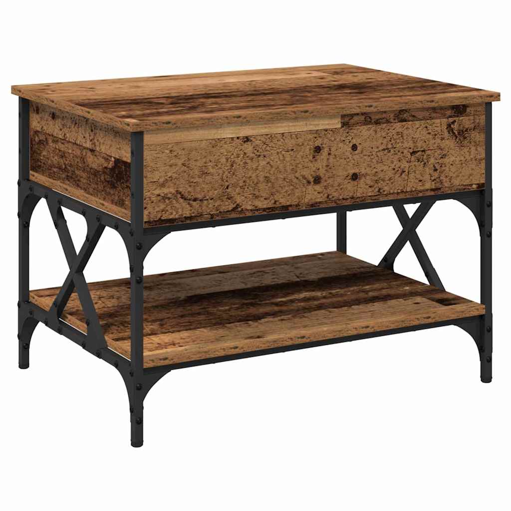 Kaffebord Gamle tre 70x50x50cm Konstruert tre