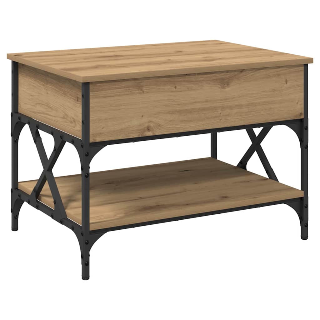 Kaffebord Artisan Eik 70x50x50cm Konstruert tre