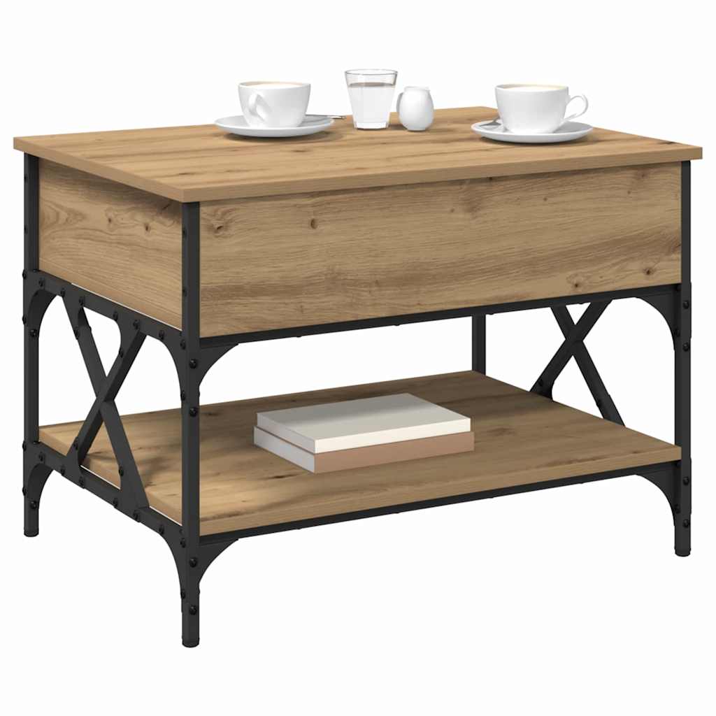 Kaffebord Artisan Eik 70x50x50cm Konstruert tre