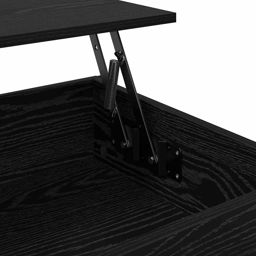 Kaffebord Svart Eik 70x50x50cm Konstruert tre