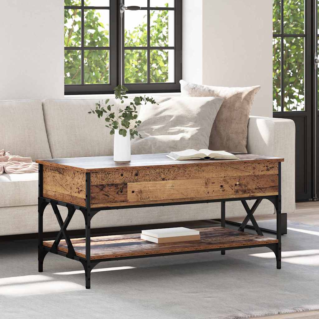 Kaffebord Gamle tre 100 x 50 x 50 cm Konstruert tre