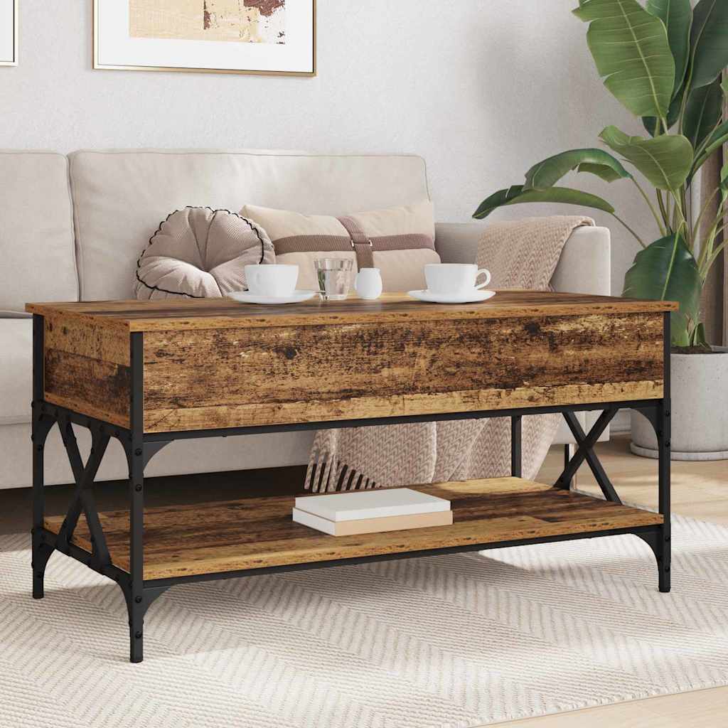 Kaffebord Gamle tre 100 x 50 x 50 cm Konstruert tre