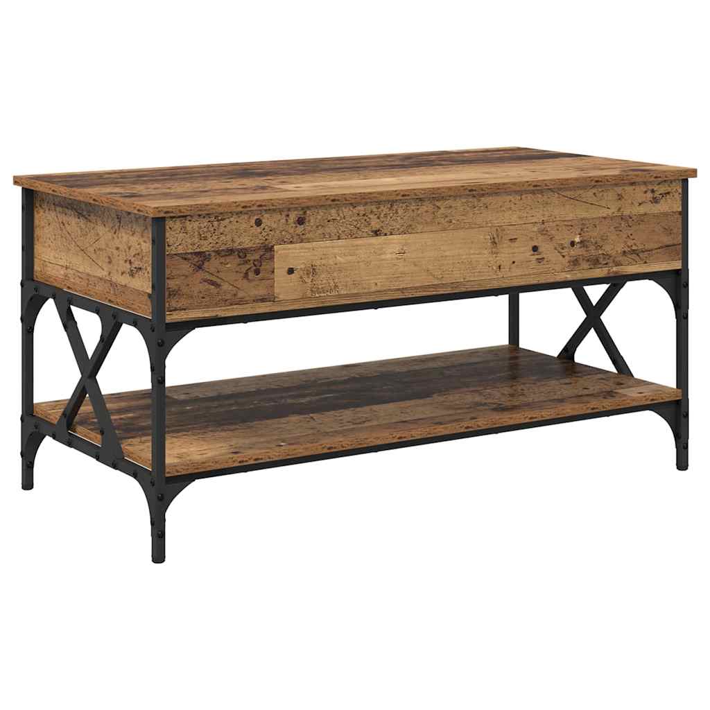Kaffebord Gamle tre 100 x 50 x 50 cm Konstruert tre