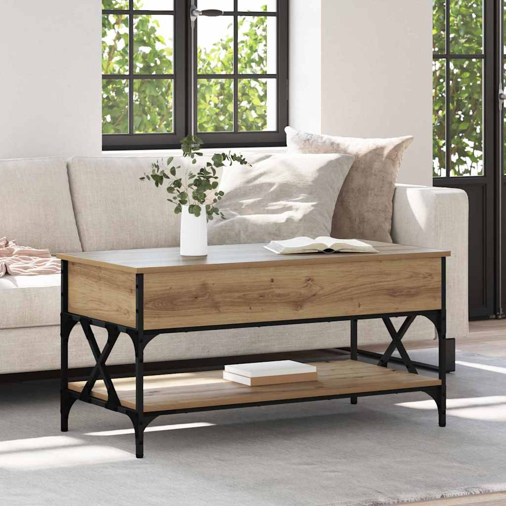 Kaffebord Artisan Eik 100 x 50 x 50 cm Konstruert tre